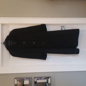 London Fog long black coat